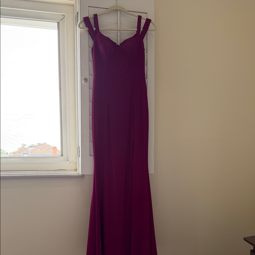 Chic Plum Maxi Dress